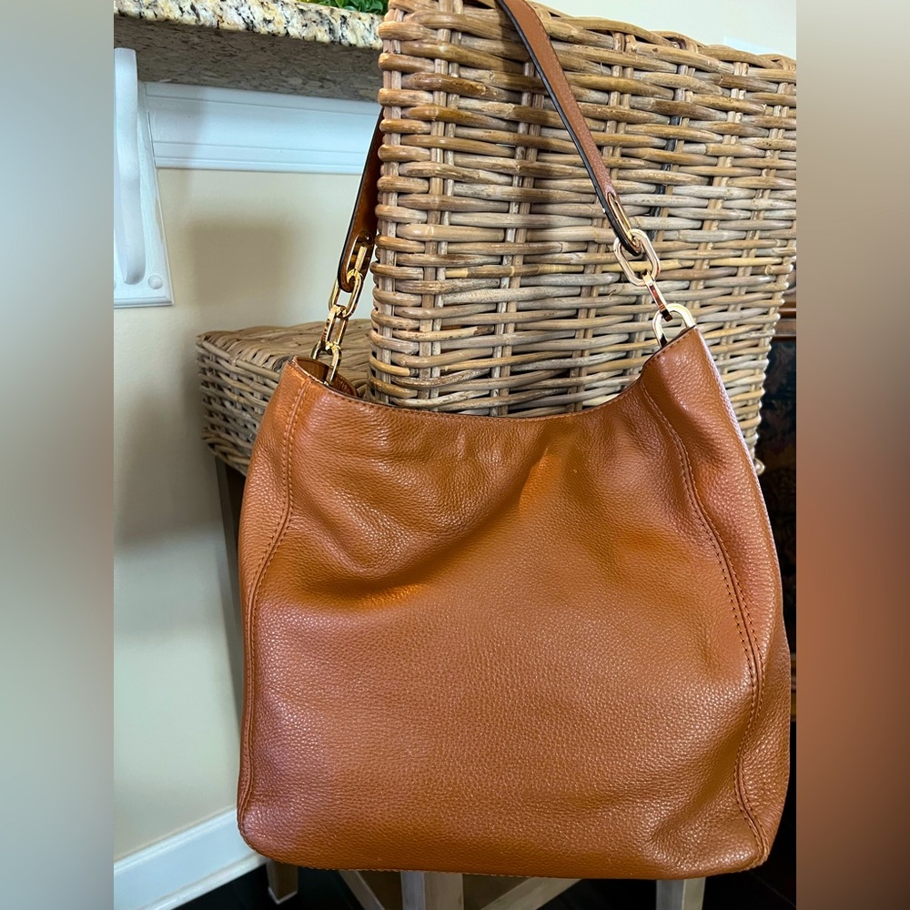 Michael Kors leather bag gold handle & hardware